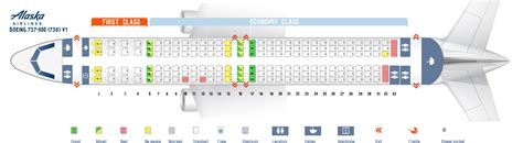 boeing 737-900 winglets alaska seat map